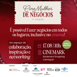 Cine Mulheres de Negócios – 17/08 Cine Mulheres de Negócios – 17/08