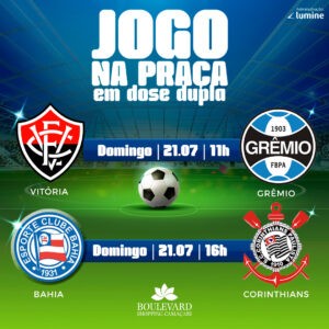 Jogos no Telão – 21/07 Jogos no Telão – 21/07