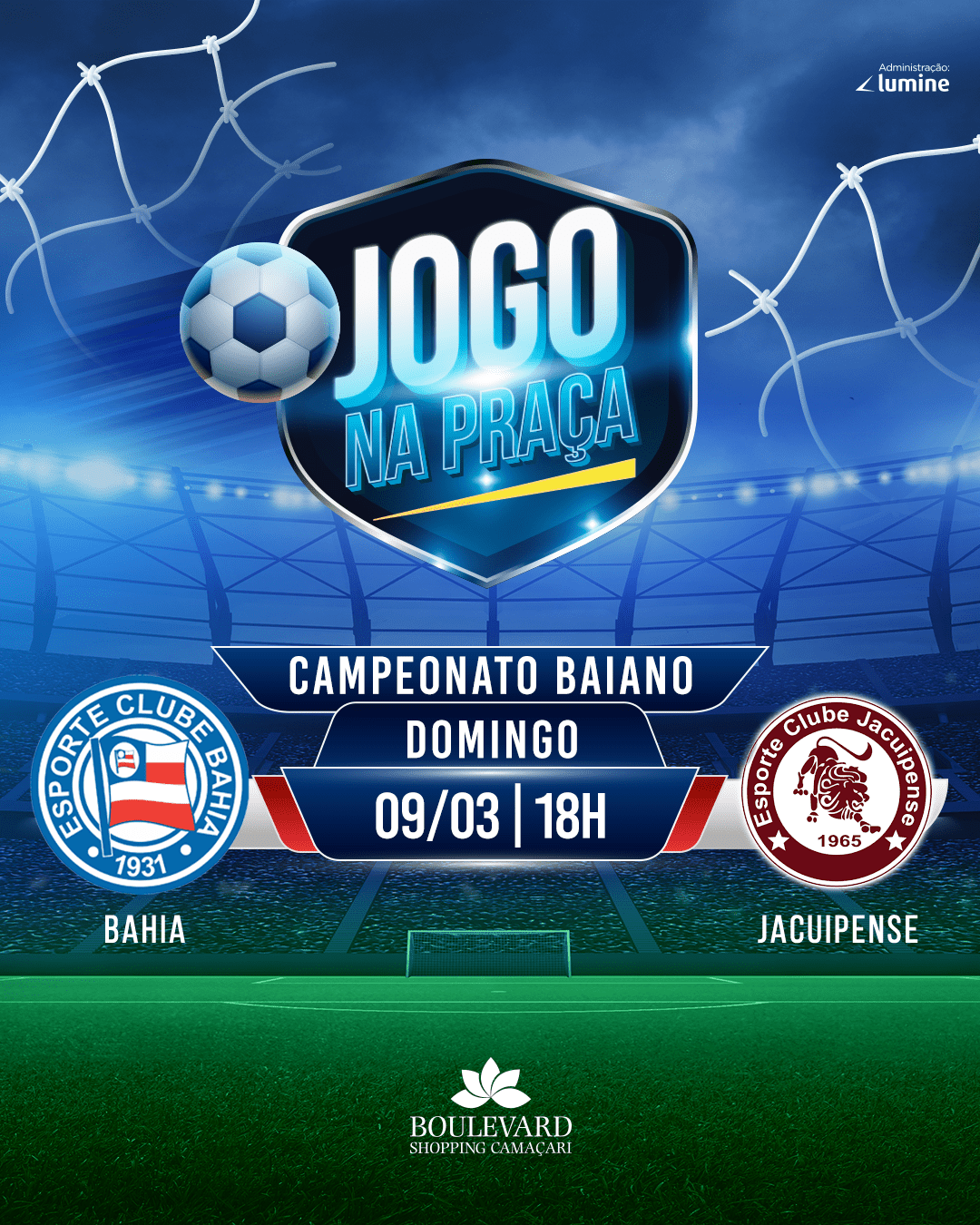 Jogo na Praça – 09/03 Jogo na Praça – 09/03