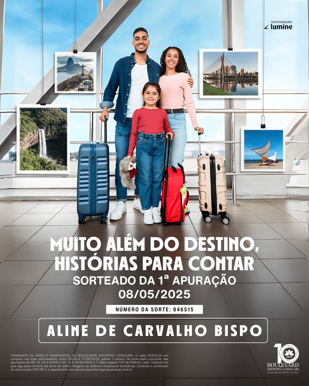 Primeira ganhadora – Promoção Mães e Namorados