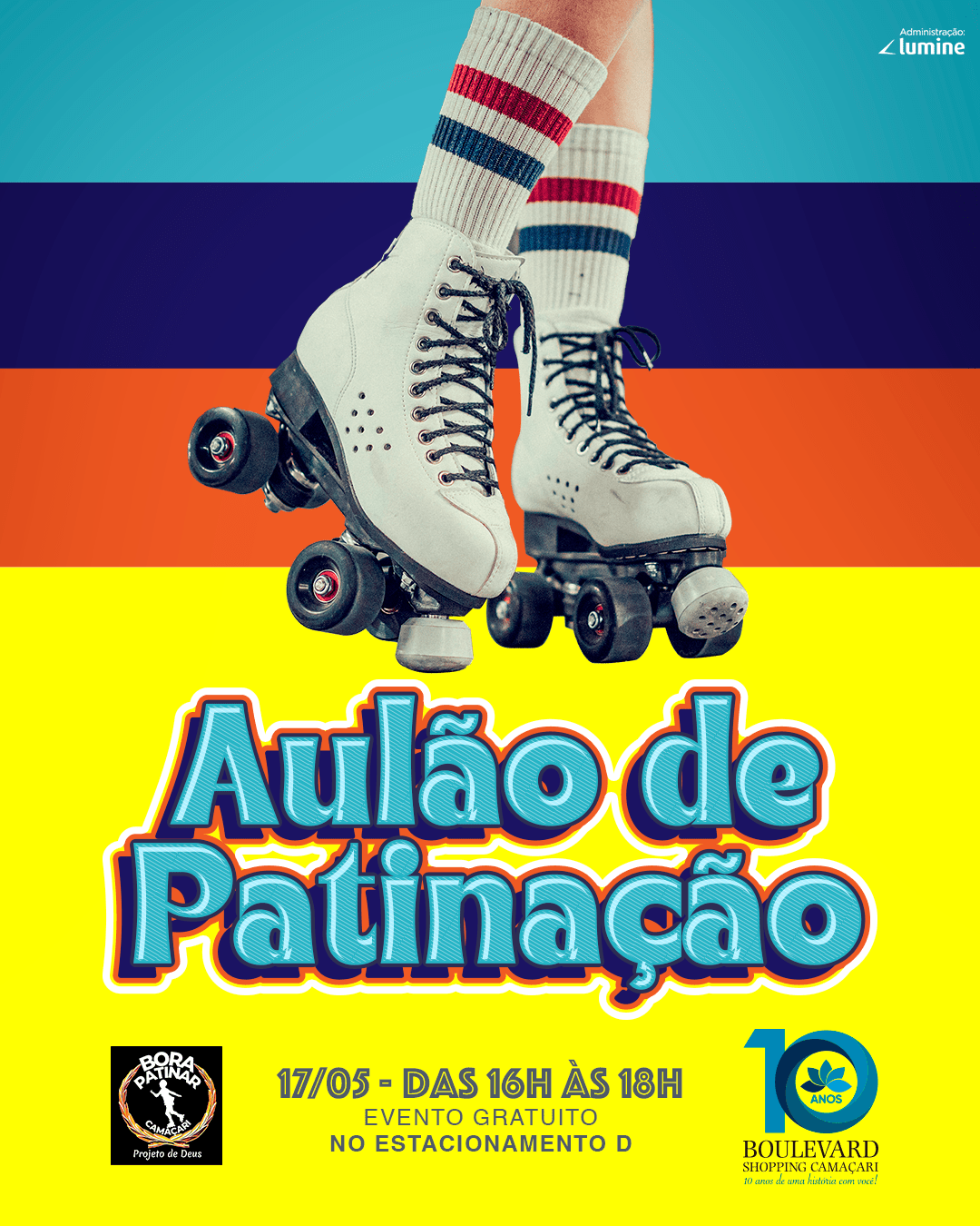 Aulão de Patinação – 17/05 Aulão de Patinação – 17/05