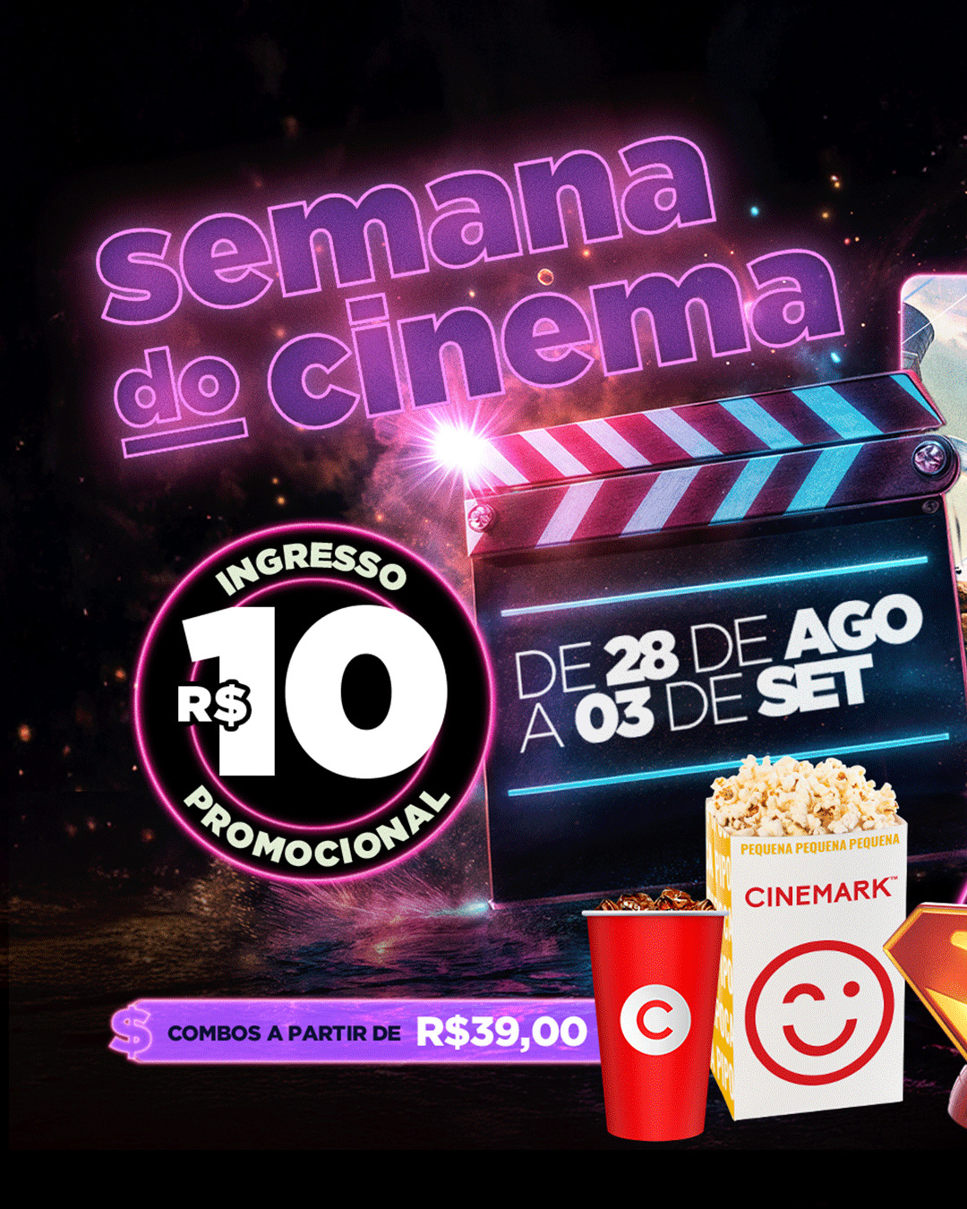 Boulevard Shopping Camaçari celebra Semana do Cinema com ingressos a R$10,00 Boulevard Shopping Camaçari celebra Semana do Cinema com ingressos a R$10,00