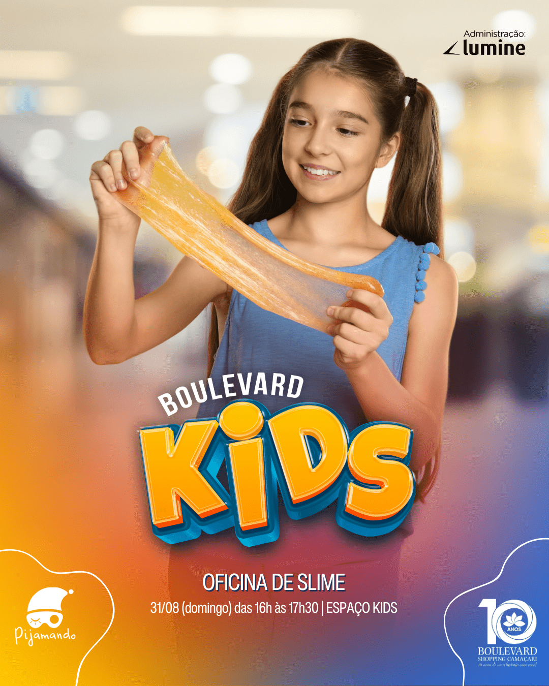 Boulevard Shopping Camaçari promove fim de semana de diversão com patinação e oficina de slime Boulevard Shopping Camaçari promove fim de semana de diversão com patinação e oficina de slime