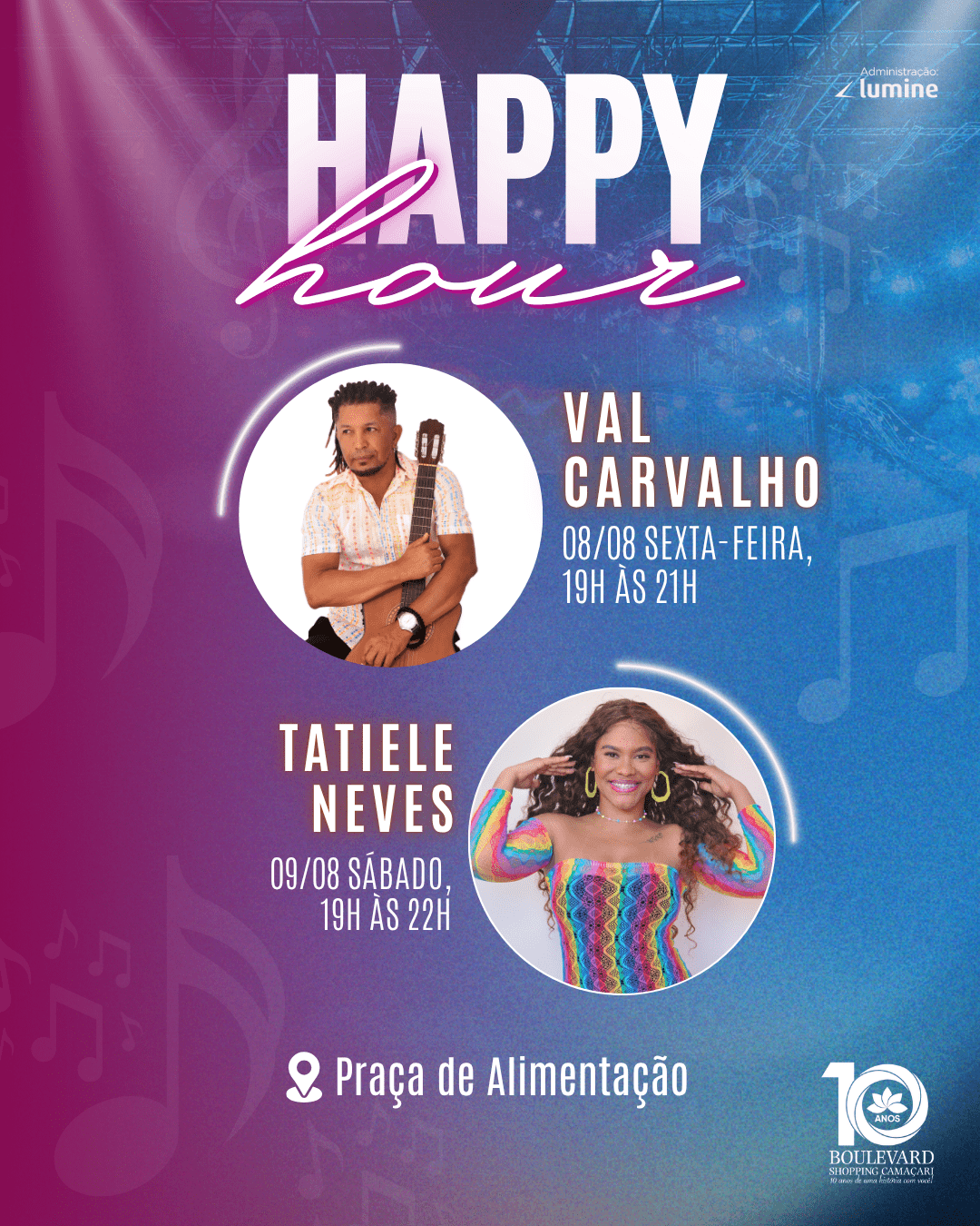 Happy Hour – 08 e 09/08 Happy Hour – 08 e 09/08