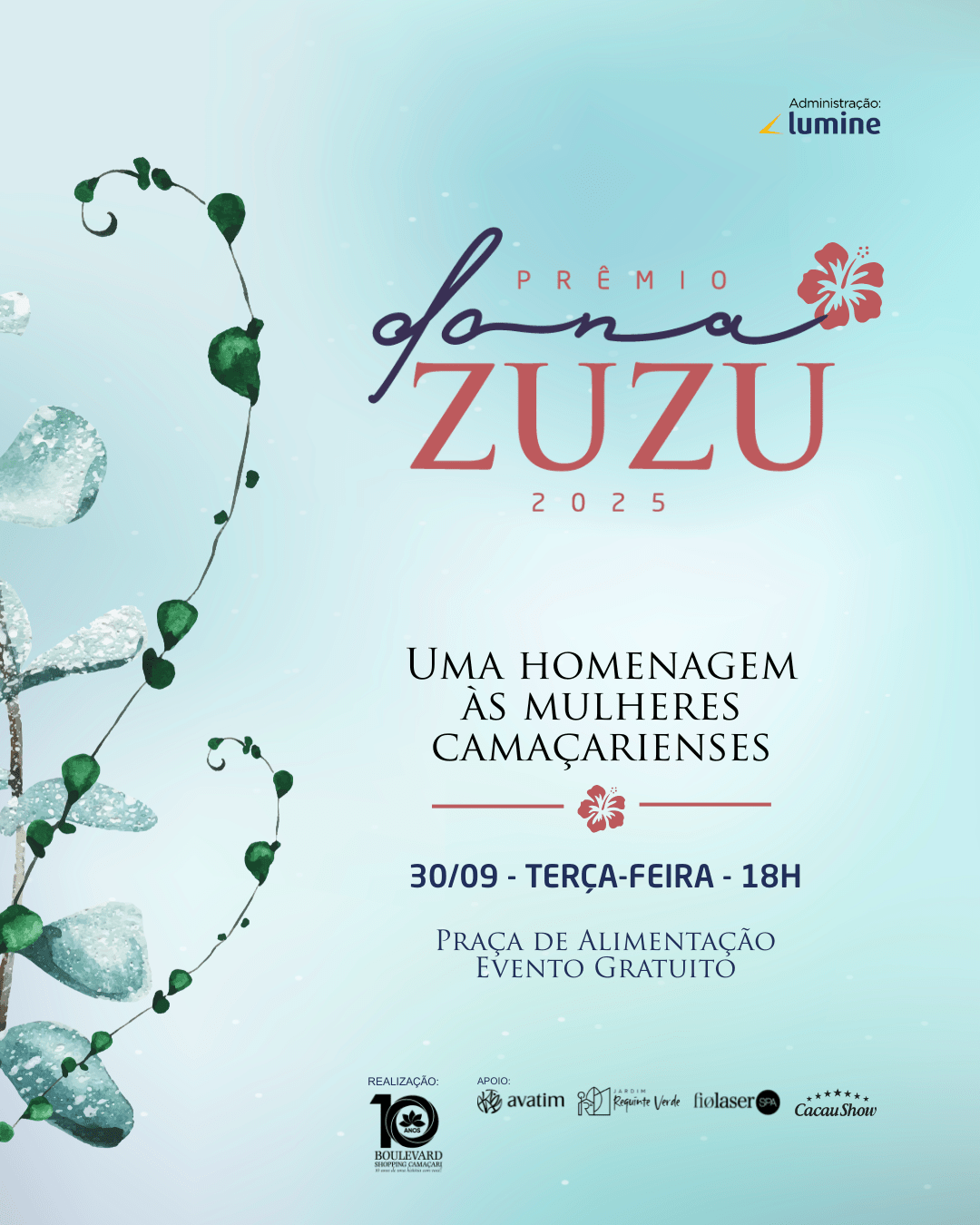 Boulevard Camaçari: Prêmio Dona Zuzu 2025 celebra protagonismo feminino Boulevard Camaçari: Prêmio Dona Zuzu 2025 celebra protagonismo feminino