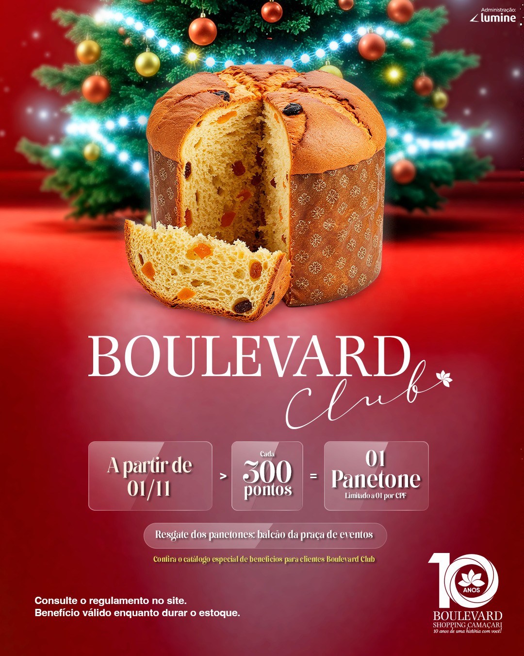 Boulevard Shopping Camaçari distribui panetones especiais para clientes do programa de fidelidade Boulevard Shopping Camaçari distribui panetones especiais para clientes do programa de fidelidade