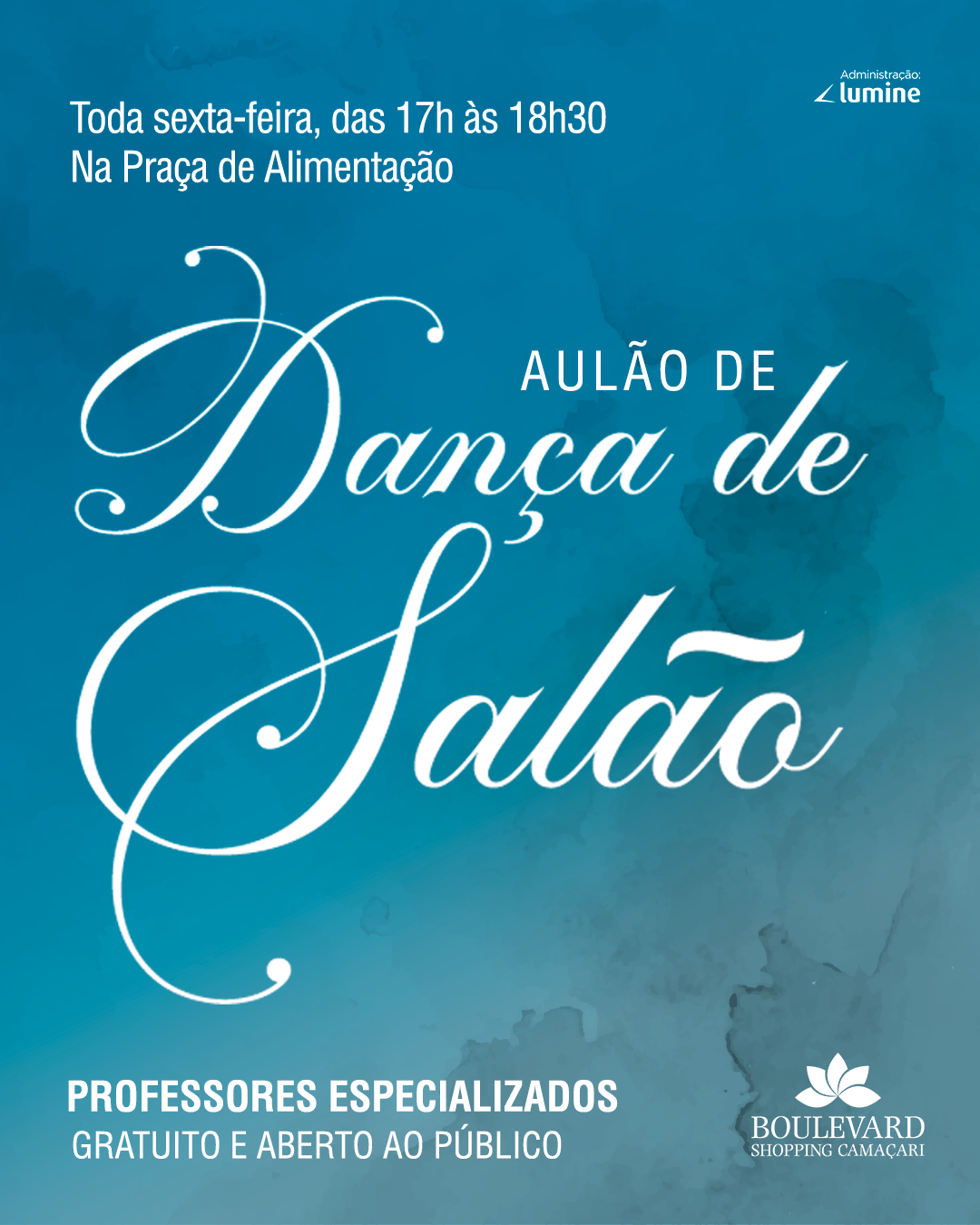 Aulão gratuito de Dança de Salão todas as sextas-feiras