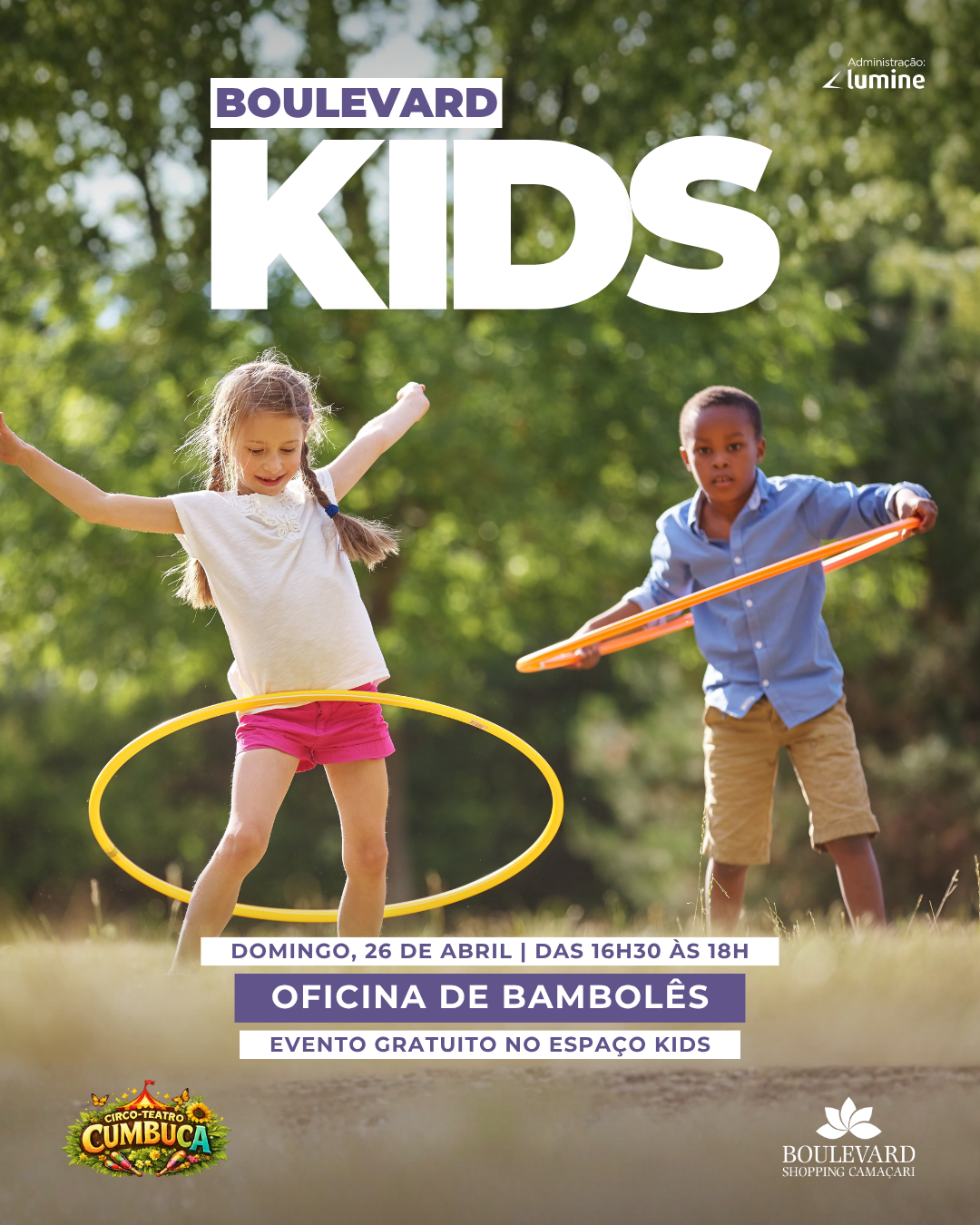 Oficina de Bambolês – 26/04