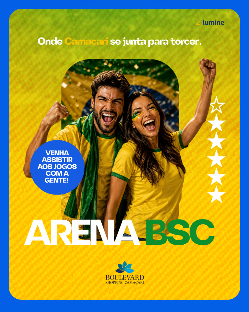 Boulevard Camaçari transmite todos os jogos da Copa do Mundo Boulevard Camaçari transmite todos os jogos da Copa do Mundo