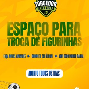 Espaço Torcedor Seven Arena promove troca de figurinhas da Copa do Mundo no Boulevard Camaçari Espaço Torcedor Seven Arena promove troca de figurinhas da Copa do Mundo no Boulevard Camaçari