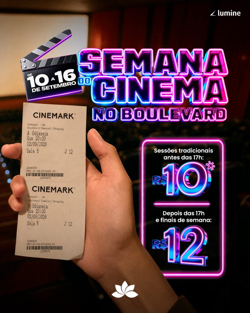 SEMANA DO CINEMA – 10 A 16/09