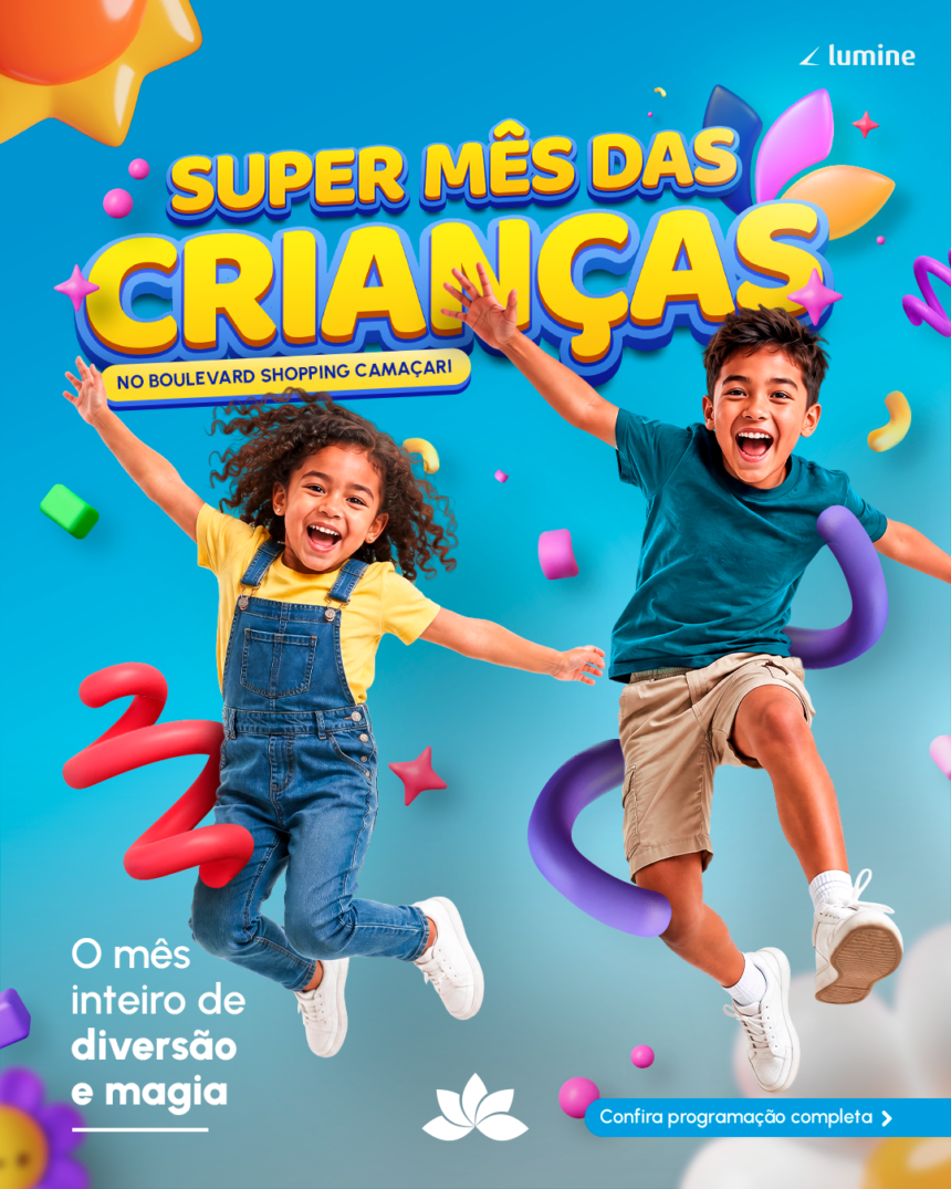 SUPER MÊS DAS CRIANÇAS – 03 à 31/10 SUPER MÊS DAS CRIANÇAS – 03 à 31/10