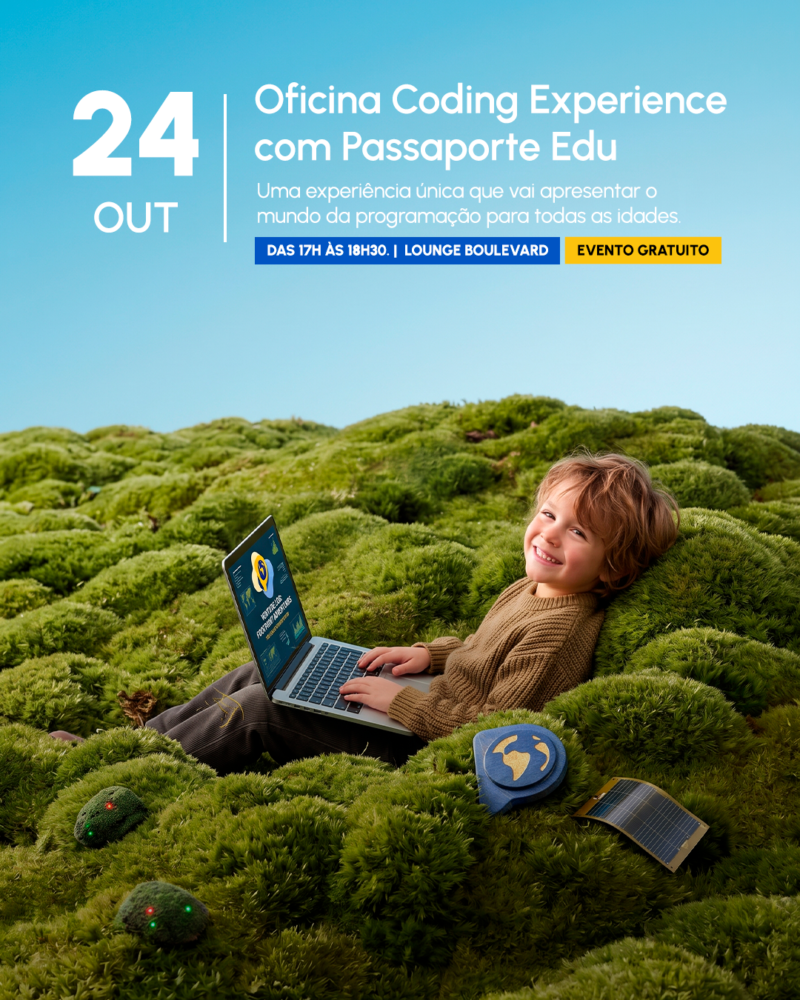 OFICINA DE CODING EXPERIENCE + PASSAPORTE EDU – 24/10